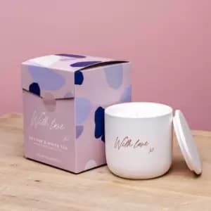 With Love 200g Candle Vetiver & White Tea