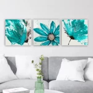 3P5779 Multicolor Decorative Canvas Painting (3 Pieces)