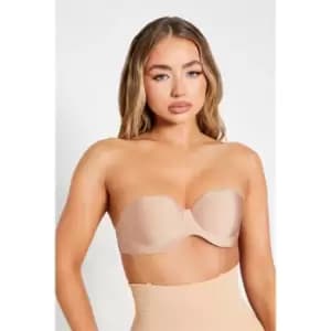 I Saw It First Strapless Padded Moulded Bra - Brown