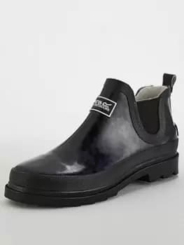Regatta Lady Harper Ankle Wellington Boot - Black Navy, Black/Navy, Size 4, Women