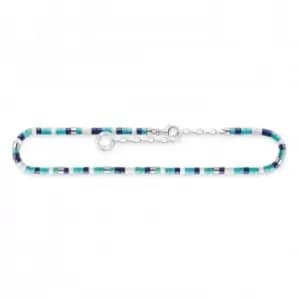 Charming Blue Stones Anklet AK0039-775-7-L27V