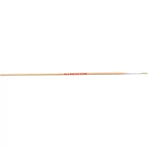 NO.10 Round Fitch Brush Natural Wooden Handle