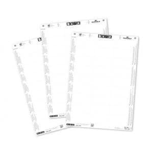Original Durable BADGEMAKER A6 Badge Insert Sheets White 1 x Pack of 80