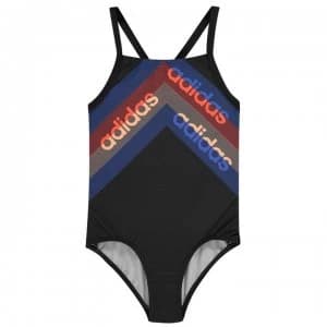 adidas Fit One Piece Swimsuit Junior Girls - legend Ink