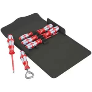 Kraftform vde 7 Piece Stainless Steel Screwdriver Set - n/a - Wera