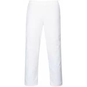 Portwest - 2208 - White Food Industry Baker Trousers sz XXSmall Regular - White