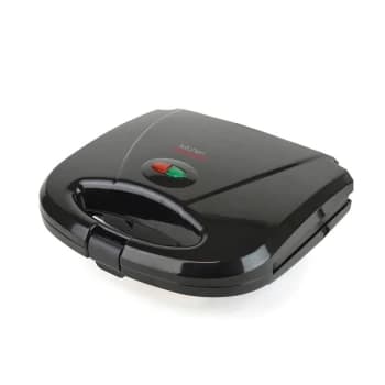 KitchenPerfected 2 Slice Sandwich & Omelette Maker - Black