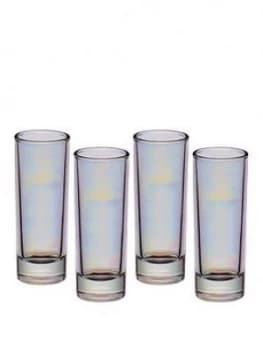 Kitchencraft Barcraft Raibow Iridescent Tall Shot Glasses
