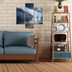 3MDF-047 Multicolor Decorative MDF Painting (3 Pieces)