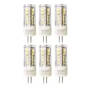 3.5W LED Mini Bulb G4, Daylight 6500K (pack of 6)
