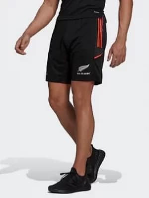 adidas All Blacks Primeblue Rugby Gym Shorts, Black Size M Men