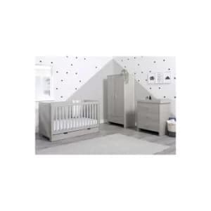 Ickle Bubba Ash Grey Pembrey 3 Piece Furniture Set and Under Drawer