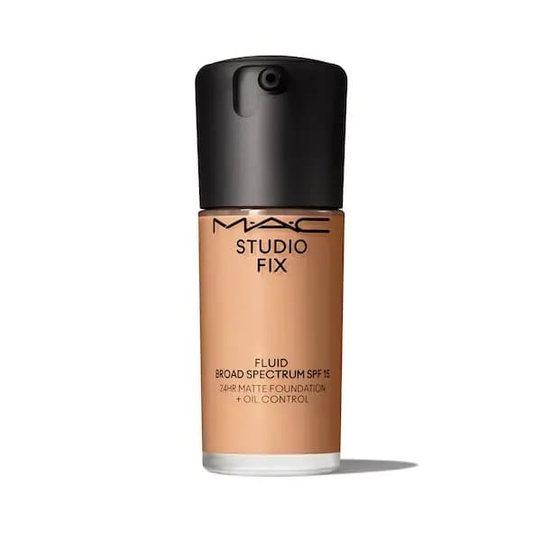 MAC Studio Fix Fluid SPF 15 Foundation - NC43.5 - Soft-Matte Finish - 24hr Medium-To-Full Coverage - 30ml - MAC Cosmetics