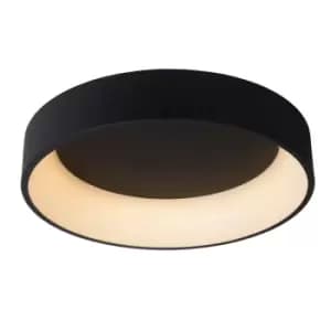 Talowe LED Modern Flush Ceiling Light - Ø60cm - LED Dim. - 1x42W 3000K - Black