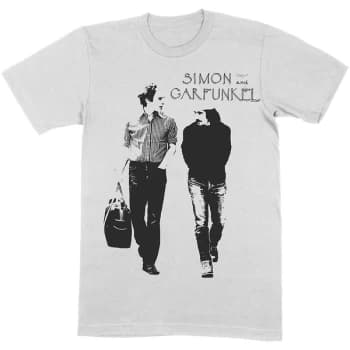 Simon & Garfunkel - Walking Unisex X-Large T-Shirt - White
