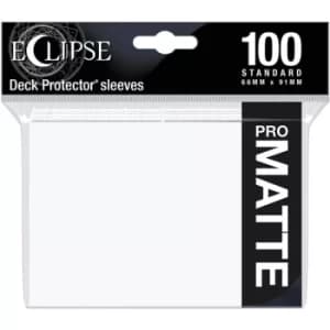 Eclipse Matte Standard Sleeves: Arctic White (100)