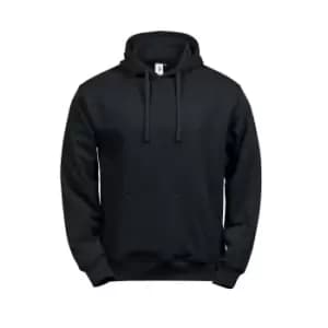 Tee Jays Mens Power Hoodie (4XL) (Black)