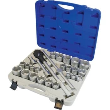 3/4' Square Drive 26 Piece Metric/AF Socket Set - Senator