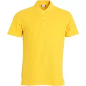 Clique Mens Basic Polo Shirt (L) (Lemon)