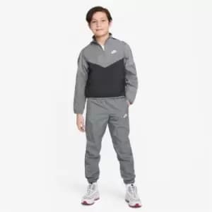 Nike Sportswear Big Kids Tracksuit - Grey