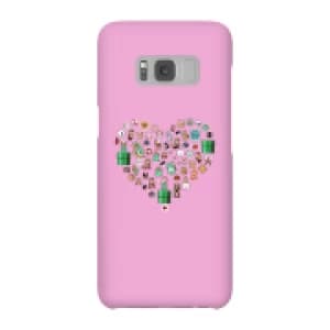 Pixel Sprites Heart Phone Case - Samsung S8 - Snap Case - Gloss
