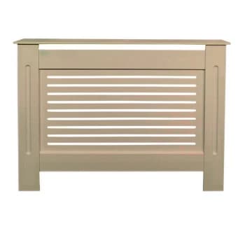 Horizontal Unpainted Radiator Cover - Small