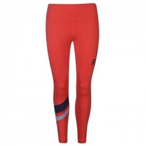 Reebok Logo Tights Ladies - Rebel Red