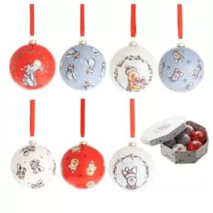 Winnie The Pooh Set of 7 Baubles