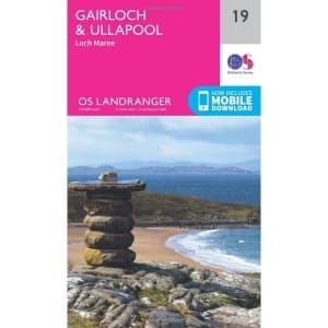Gairloch & Ullapool, Loch Maree by Ordnance Survey (Sheet map, folded, 2016)