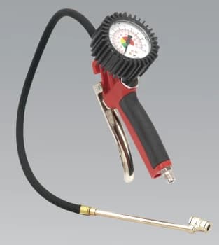 Sealey SA931 Professional Tyre Inflator with Twin Push-On Connector