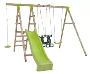 Plum Muriqui Wooden Swing Set