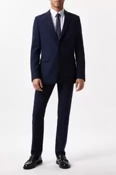 Slim Fit Navy Twill Suit Jacket