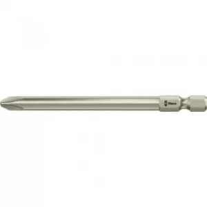 Wera 3851/4 Stainless Phillips Screwdriver Bits PH2 89mm Pack of 1