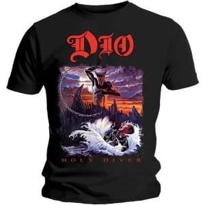 Dio - Holy Diver Unisex Large T-Shirt - Black