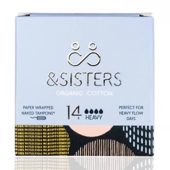 &Sisters Paper Wrapped Naked Tampons - Heavy 14