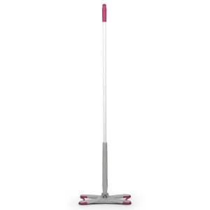 Kleeneze Extendable X-Shape Self-Wringing Twist Mop - Grey/Pink