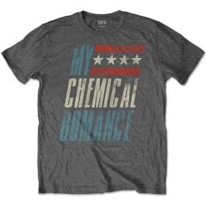 My Chemical Romance - Raceway Mens Medium T-Shirt - Charcoal Grey