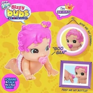 Little Live Bizzy Bubs S1 Crawling Baby Primmy