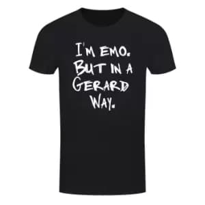 Grindstore Mens Im Emo But In A Gerard Way T-Shirt (3XL) (Black)