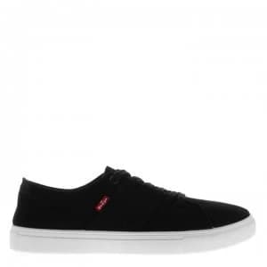 Levis Pillsbury Canvas Trainers - Black