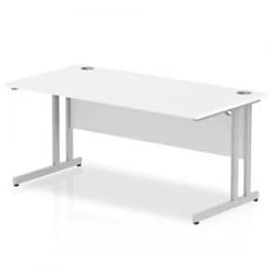 Impulse Cantilever 1600 Rectangle Desk White