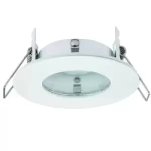 IP65 Bathroom Slim Round Ceiling Downlight Matt White Recessed GU10 LED Lamp