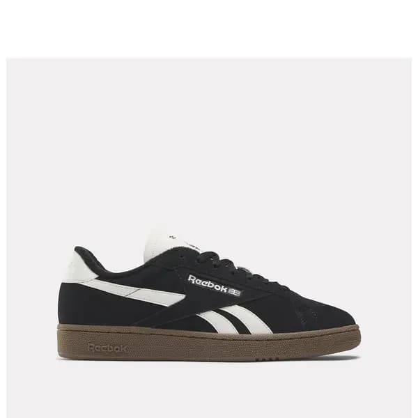 Reebok Black/White/Gum Club C Grounds Trainers Black Male 6 203104UK