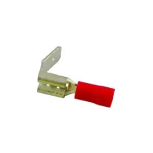 Piggyback Terminal 6.3mm Red Pk 100 Connect 30149