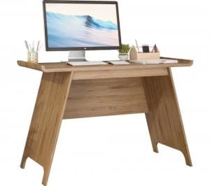 TEKNIK Towson 7700001 Trestle Desk - Beaufort Oak