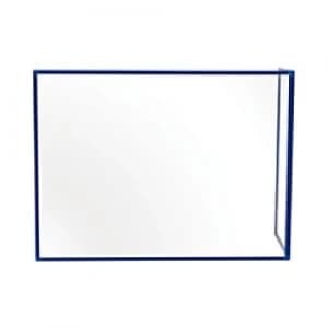 Bi-Office Maya Duo Acrylic Board with Blue Frame 1200 x 900 mm + 600 x 900 mm Pack of 2