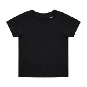 Larkwood Babies Organic T-Shirt (18-24 Months) (Black)