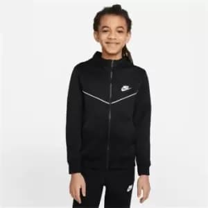 Nike Sportswear Full-Zip Hoodie Junior - Black