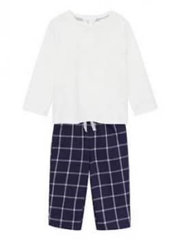 Mango Baby Boys Checked Pyjamas - Navy