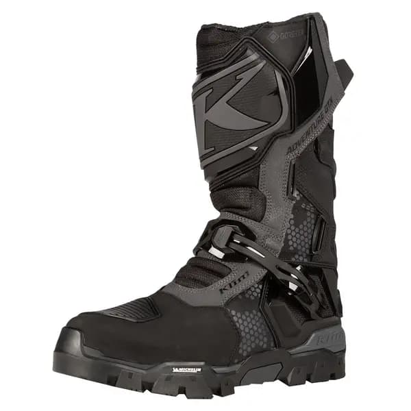KLIM Adventure GTX Stealth Black Motorcycle Boots US 7